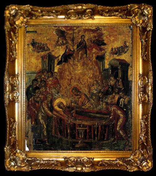 framed  El Greco The Dormition of the Virgin before 1567, ta009-2